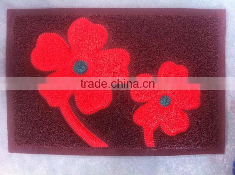 New Design PVC Coil Mat Plastic outdoor doormat