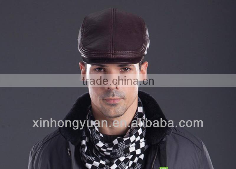 custom Fashion plaid duckbill pub cap hat