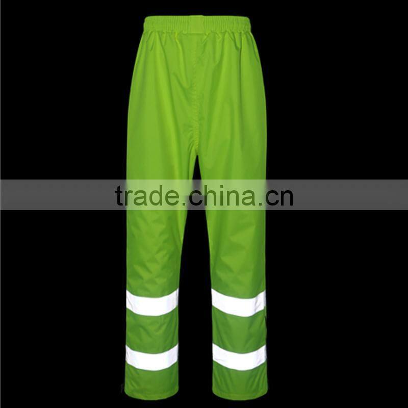 blue waterproof safety reflective jacket for night work and cleaner, safety guard