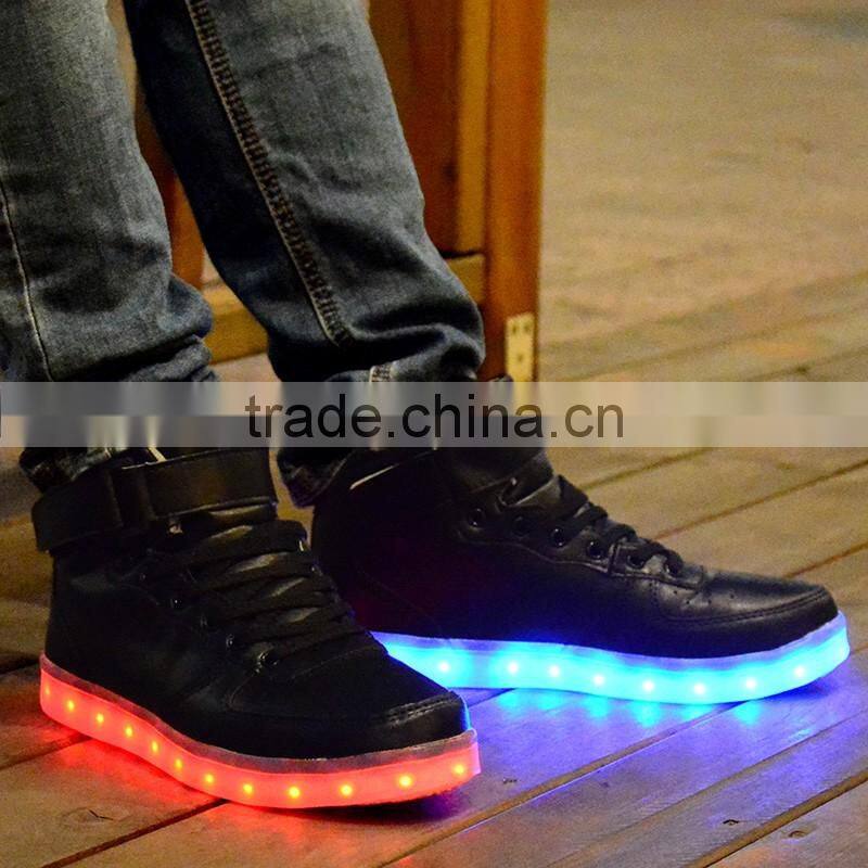 HFS1613 APP set high top led shoes 2017