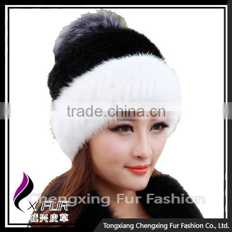 CX-C-221P Genuine Mink Fur Hat / Snood ~Hat Manufacturer