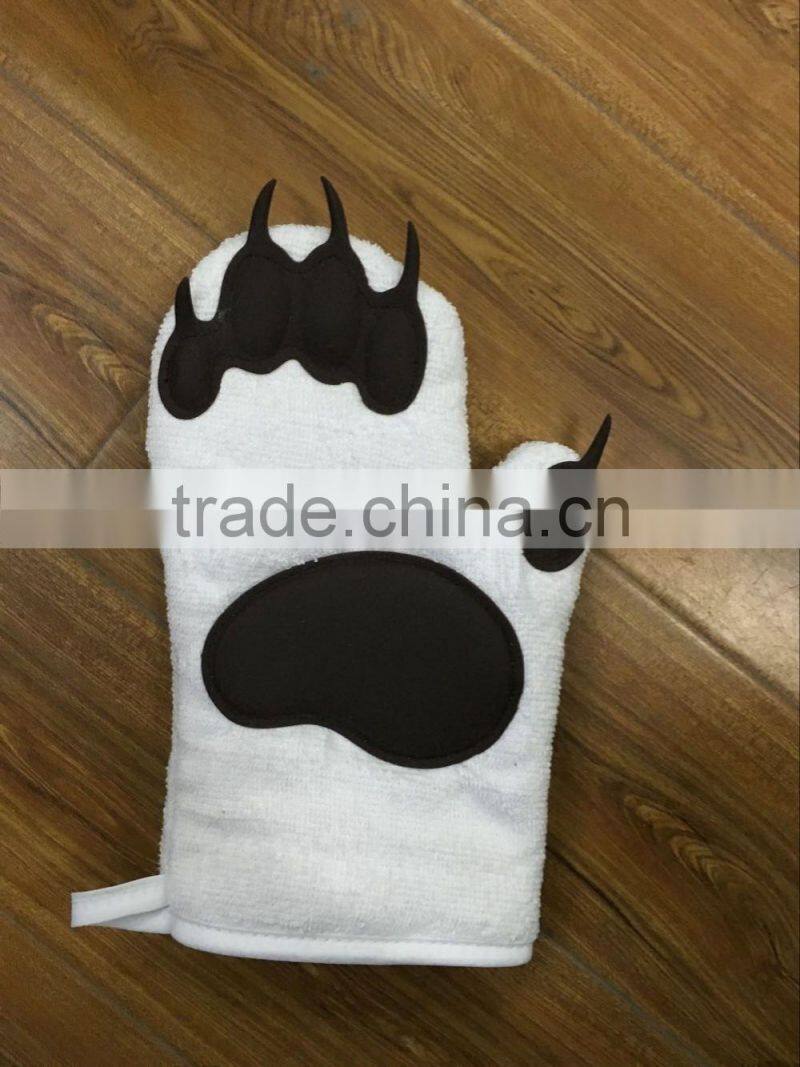 BEAR HANDS- COTTON OVEN MITTS,bear hand oven mitts