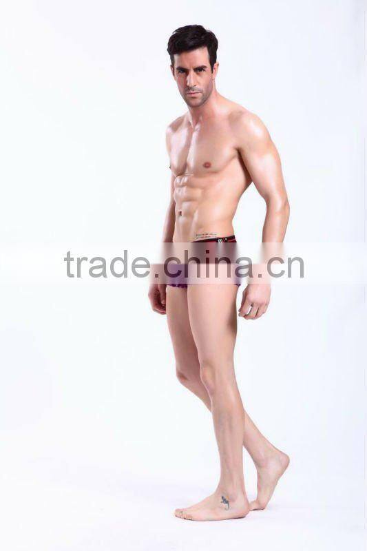 Wholesale leopard boxer for men manufacturer brand underwear nylon mens boxer short panties