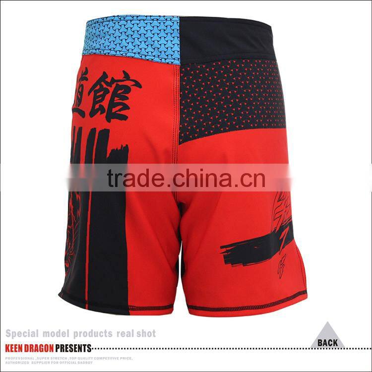 High quality mens kick boxing shorts popular sublimated mma shorts