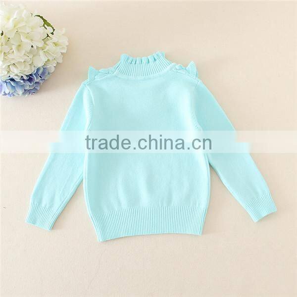 knitting pure plain colors kid sweater in-stock sweater fabric sweater for babies/tollderls/infants