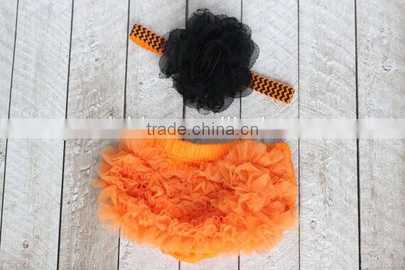 Little girl bloomer dress pink chiffon fabric with ribbon bowknot wholesale baby product