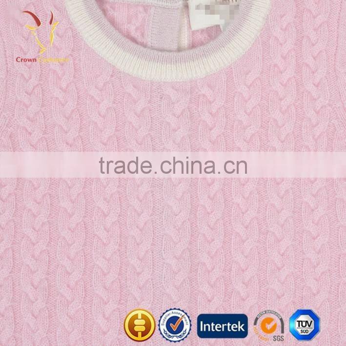 Baby Girl Winter Romper,Cashmere Cable Knit Romper with elbow patch