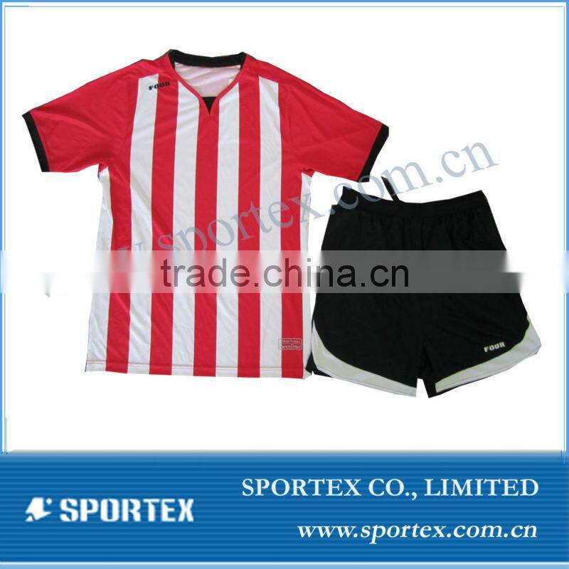 High Quality 100% Polyester Soccer Jersey,OEM Soccer Uniforms, Football Jersey