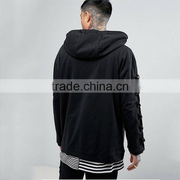 Mens Hoodie short sleeved T-shirt Short Sleeve T shirt young male black student sweater