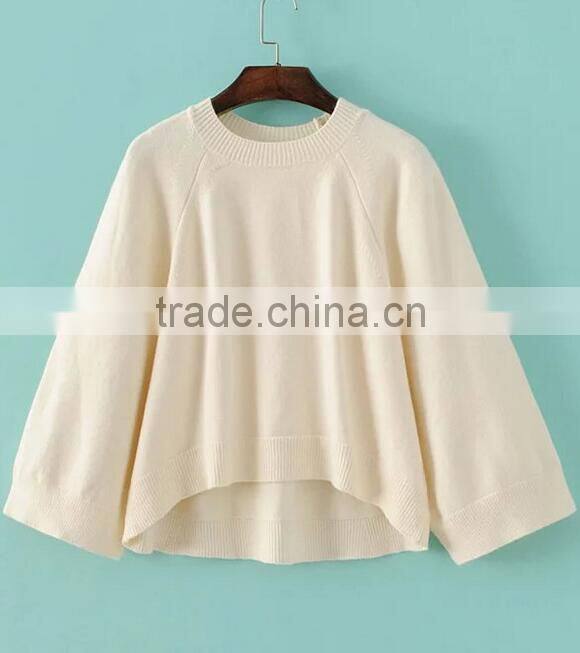 EY0871S Europe Style 2016 Women Fashion Loose Knit Pullover Sweaters