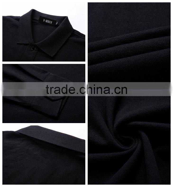 Professional polo shirts cotton polyester blend
