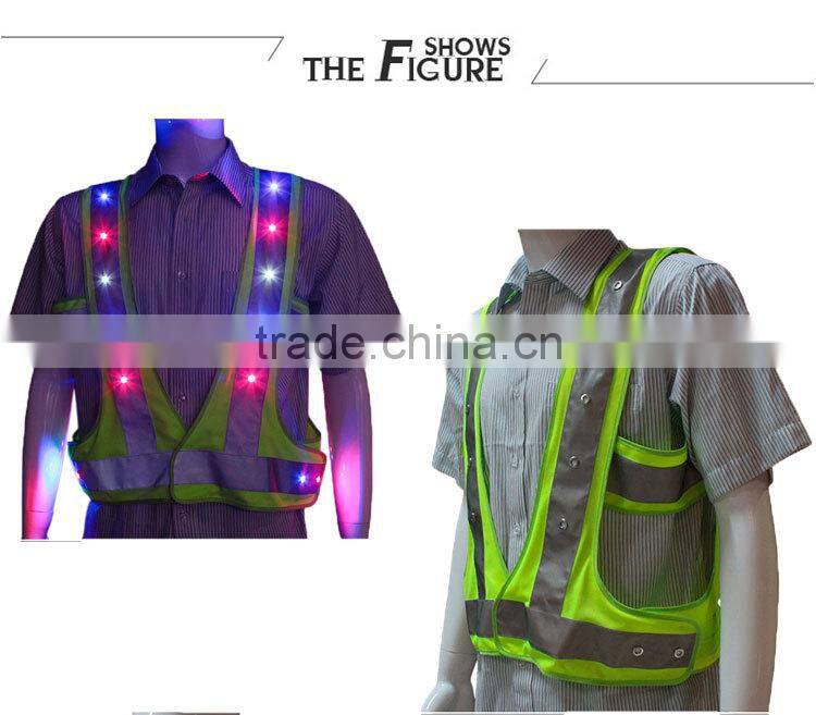 wholesale safety vest/led safety vest/vest reflective safety