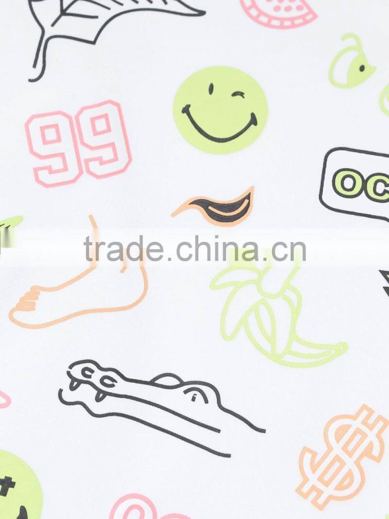 Women's Cartoon Screen Printing Cute Sleeveless O-neck 100% Cotton Loose Tank Tops