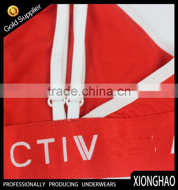 Professionally OEM Sexy cotton sport underwear with customer's name brand