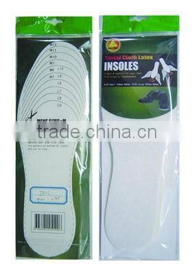 Comfortable high quality anti sweat orthotic cotton shoe insole