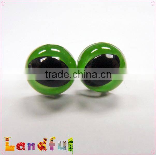 12mm Green Plastic Animal Eyes Craft Safety Cat Eyes