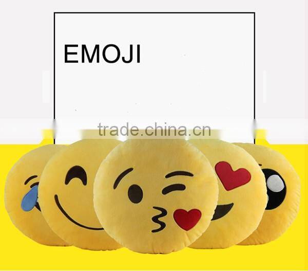 stuffed cartoon toy cute smiley face plush emoji pillow/cushion