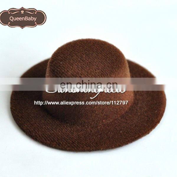 Red 2013 Hot Sale Promotion Cute 4" Mini Top Hat Baby Hats Felted Wool on sunshine field