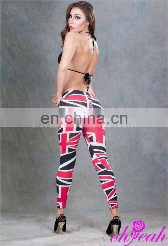 Ohyeah new arrivals uk flag leggings
