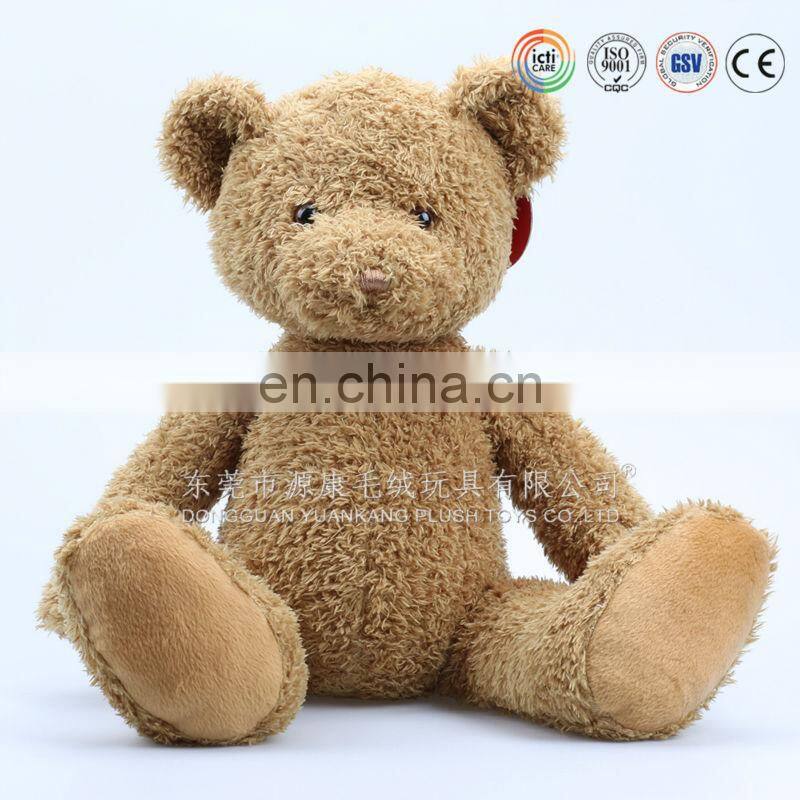 ICTI Audit China factory 2016 hot sale high quality plush cute teddy bear toys