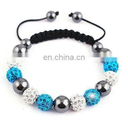Disco crystal ball shambala bracelets