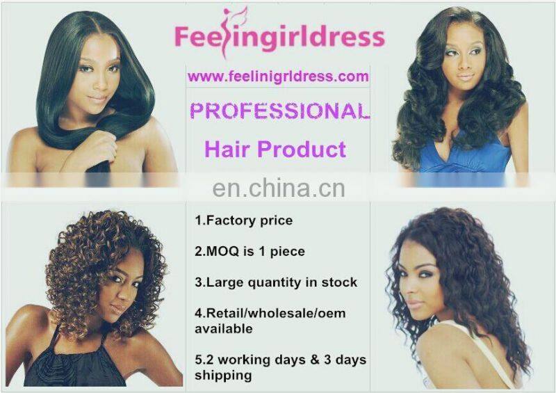 Factory Price Body Wave Human Hair Three Tone 100% Human Hair Weft Curly 6A