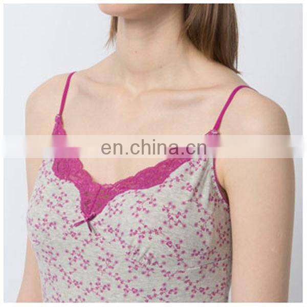 2015 New Design Small floral lace halter top