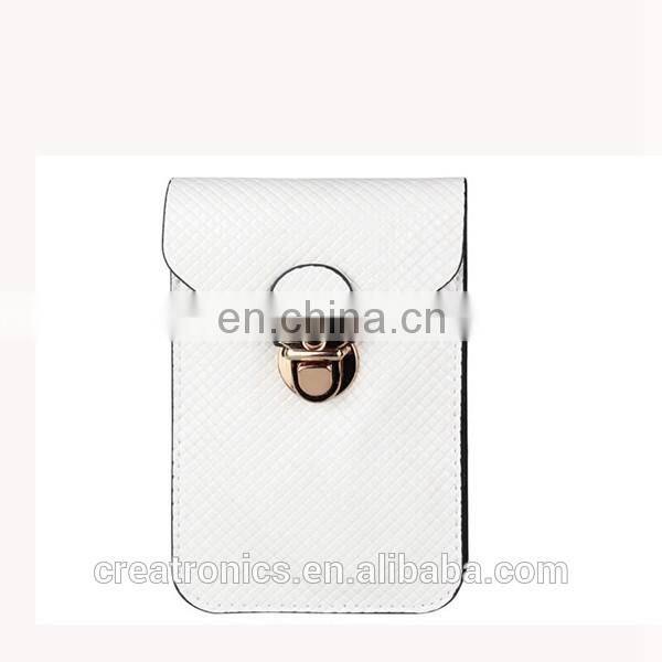 CR Korean designer developed styling wholesale pink color lady phone pocket waterproof antifouling coin card holder