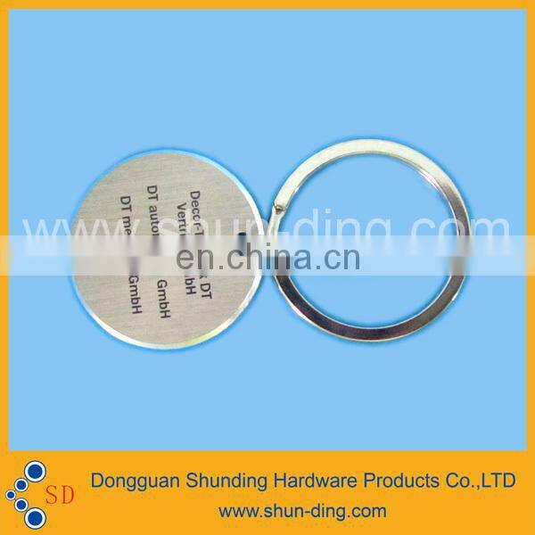 custom metal barcode key tags