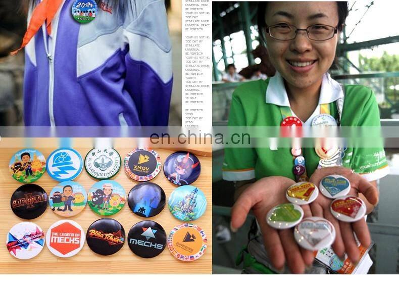 Tin Button Badge With Safety Pin,Cheap Pin Badges,Metal Badge Set
