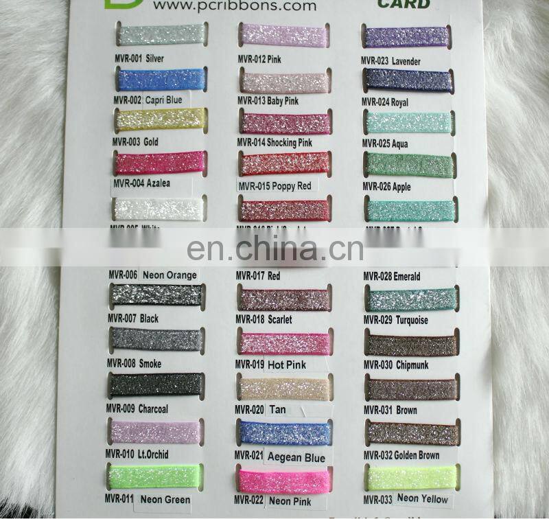 Frosted Glitter Elastic