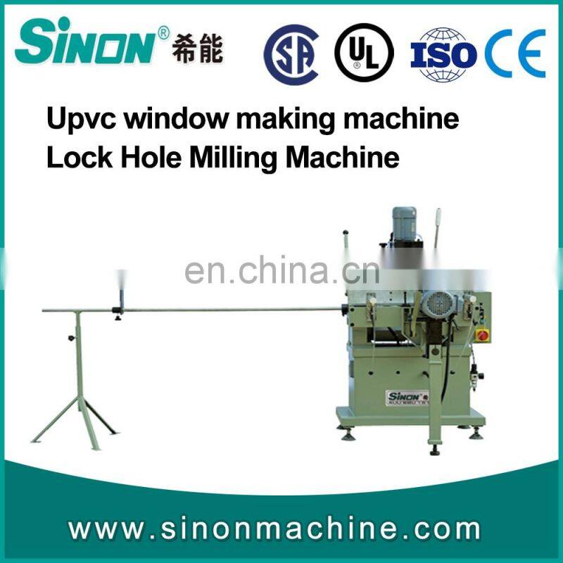 Production of 20 upvc windows per day upvc v type cutting machine