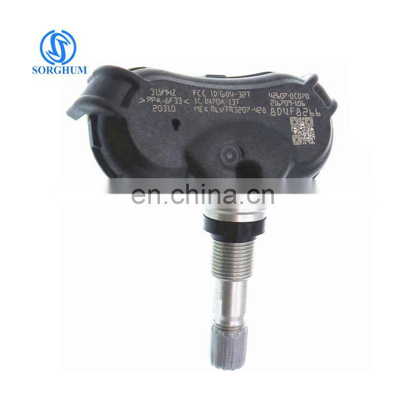 Auto Tire Pressure TPMS Sensor Replacement For Toyota Tundra 315MHZ 426070C050