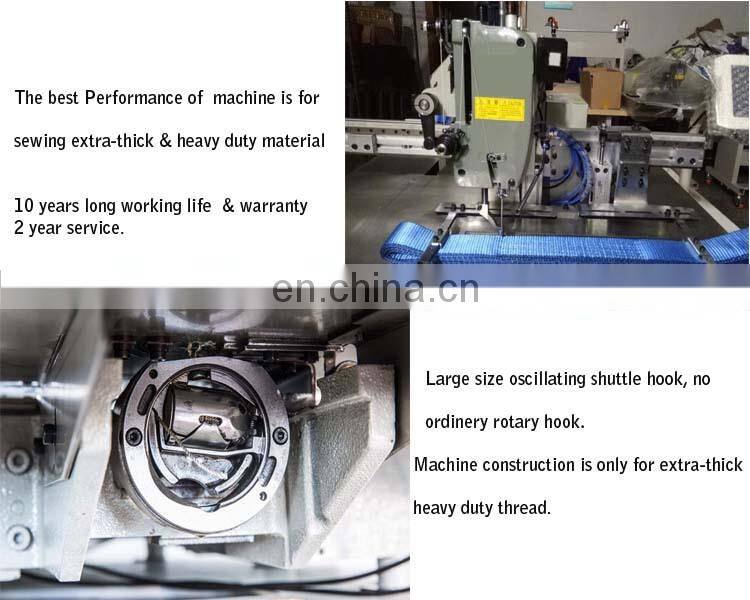 extra thick heavy duty rope sling polyester belt harness industrial sewing machine