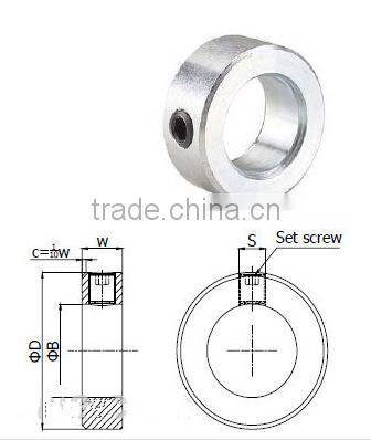 Adjusting Rings with Set Screw DIN 914 A2 M 8X10 A2A Stainless Steel