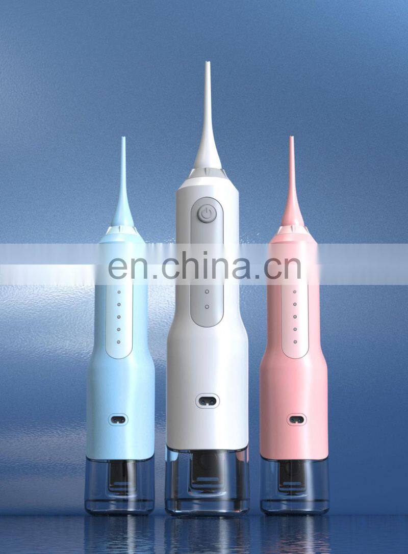 NEW ITEM OEM Portable Traveler Handle Cordless Freedom Electric Dental Oral Irrigator 170ml Tooth Water Flosser Soft Waterproof