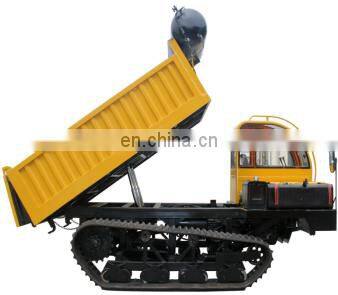 6t gasoline/diesel engine crawler mini dumper