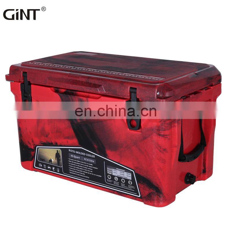 Hot Sell t Rote Cooler box Capacity camping fishing ice chest 20QT 35QT 45QT 60QT Differen for outdoor Hard thermal insulated