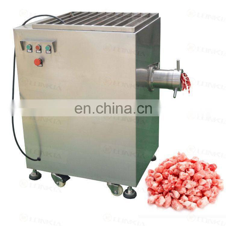 LONKIA Meat Processing Industry use Frozen Meat Bone Mangler grinder machine