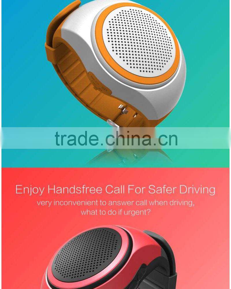 2015 new general hot sell bluetooth speaker smart sport music watch