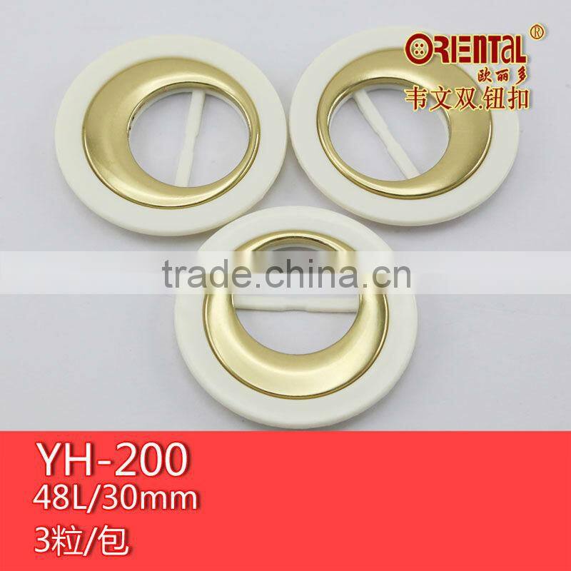 30mm fashion round plastic combined buckles