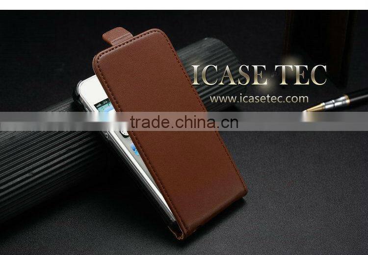 for iphon5 leather cover, fashion flip leather cover for iphone5