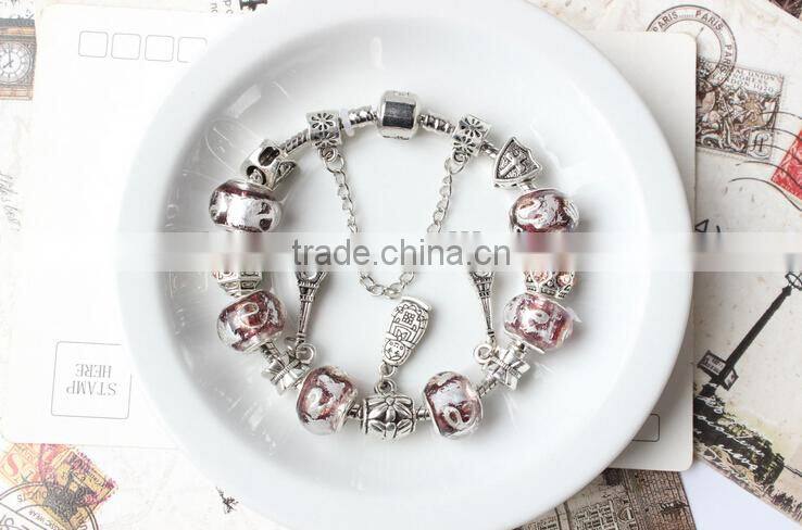 fashion wholesale european charm bead bracelet