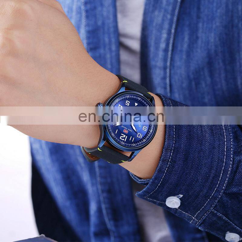 Mini Focus MF0166G Newest Sport Quartz Wristwatch Canvas Watches For Men