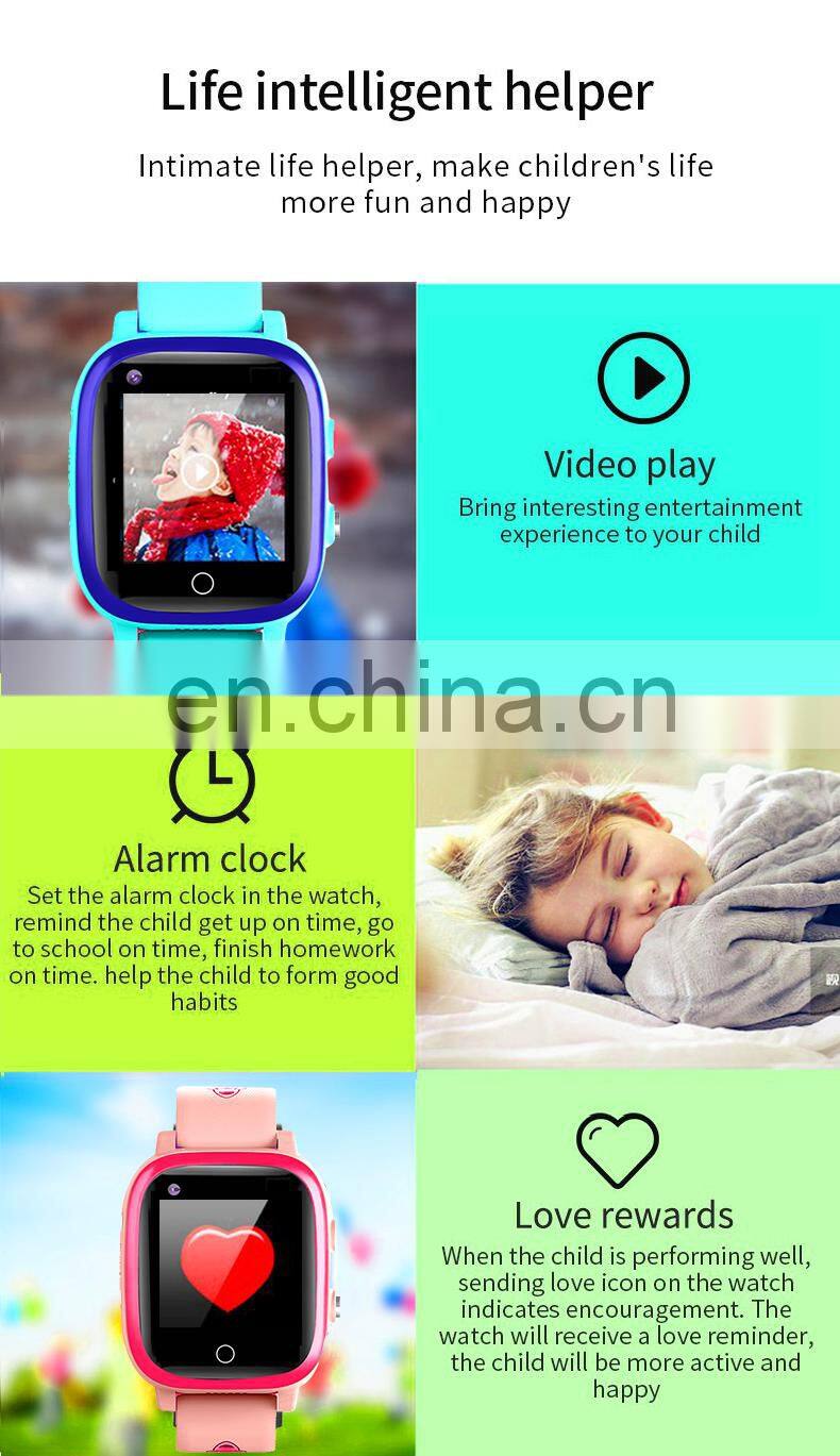 OEM multi language wearable accessories temperature smart watch gps wifi kids smart bracelet