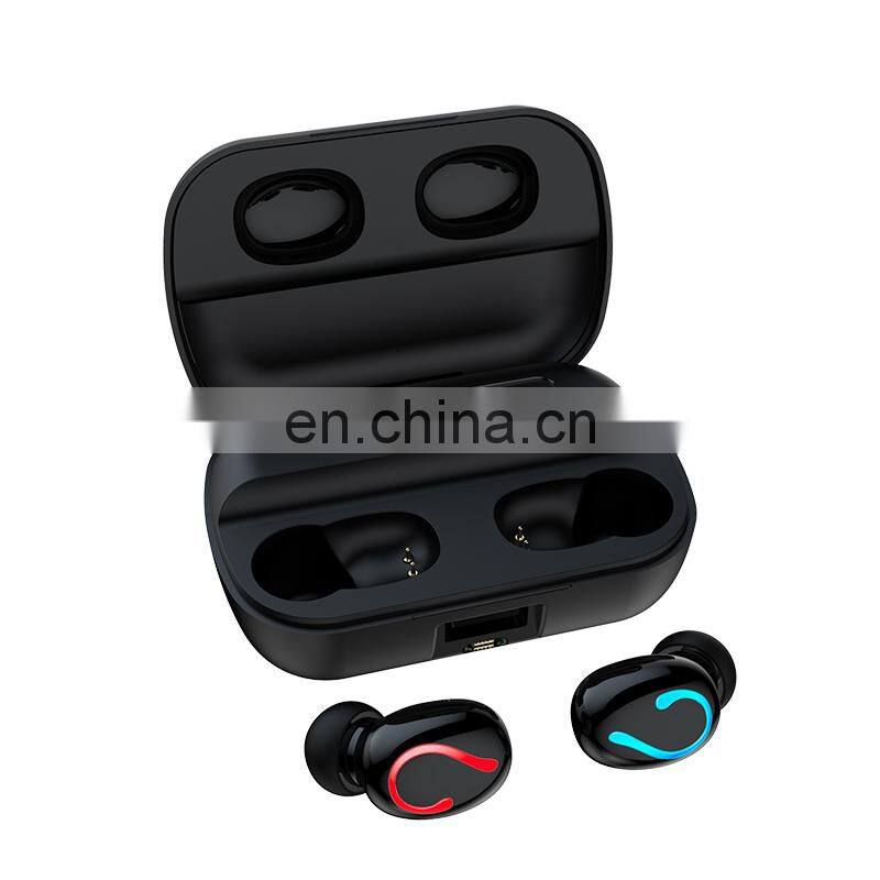 Q65 TWS true Stereo 5D headset LED Indicator waterproof earbuds Wireless tws Earphone power bank Charging Box 2600mAh