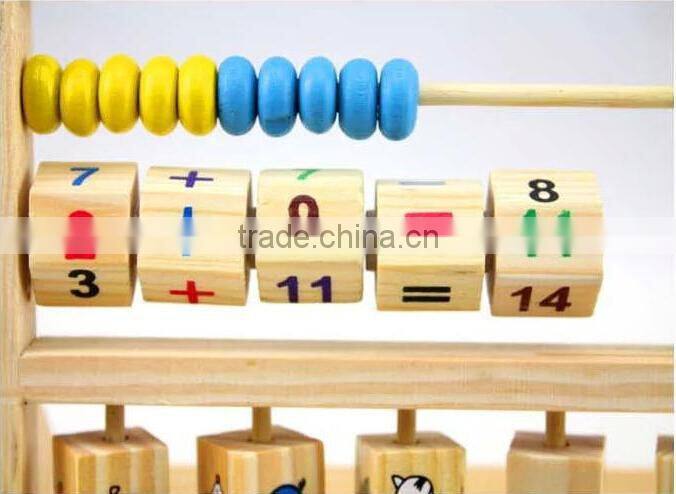 Wholesale wooden abacus learn to count for children studying