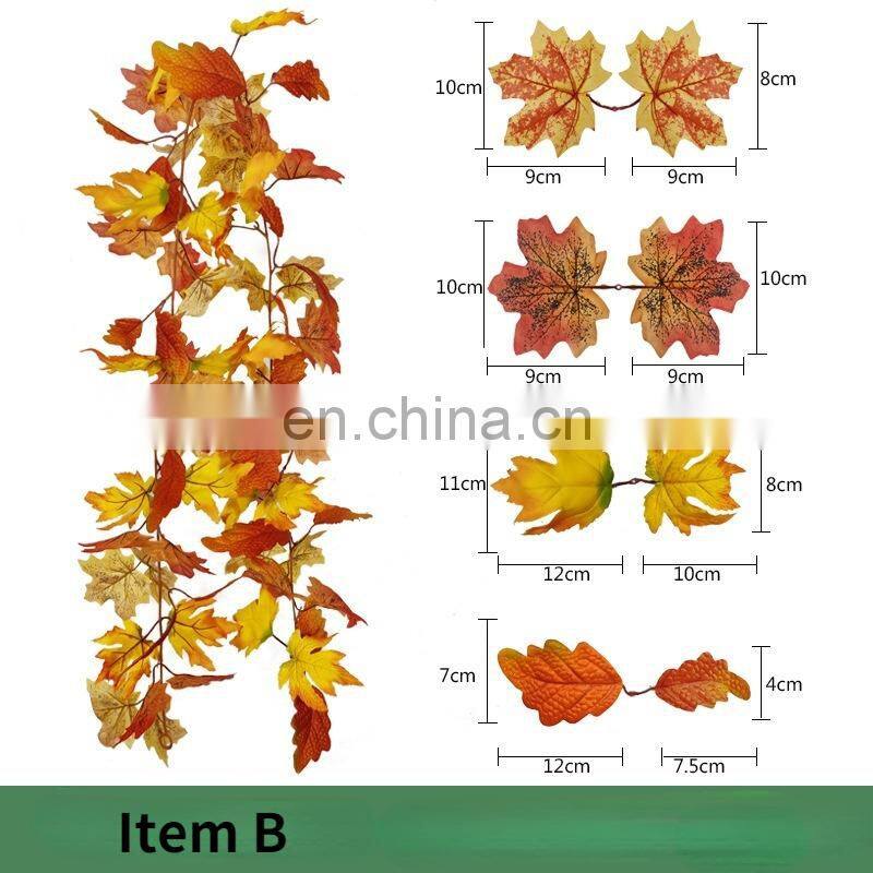 Christmas 2021 Supplies Old Outdoor Decorations Halloween Wholesale Fall Autumn Garland Xmas Decoration