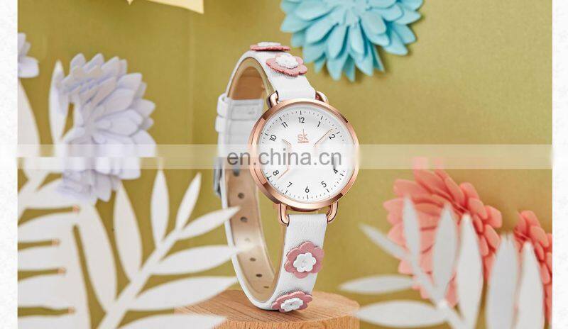SHENGKE High School Students Watchs White Children Watch Young Girls Cute Wristwatchs Dropshipping Watches