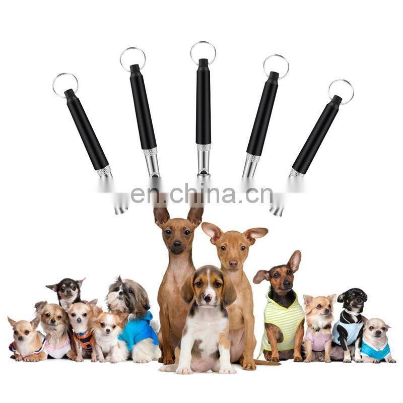 New Dog Pet High Frequency Supersonic Whistle Stop Barking Bark Control Dog Training Deterrent Whistle Puppy Adjustable Training